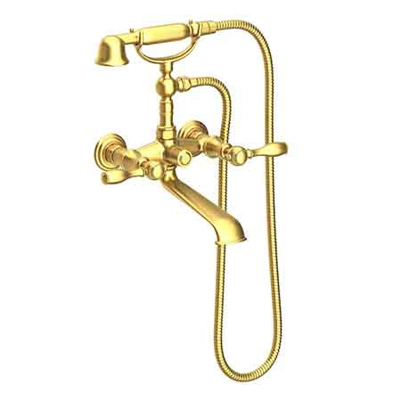 Newport Brass - Exposed Tub & Hand Shower Set - Wall Mount