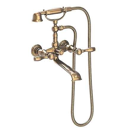 Newport Brass - Exposed Tub & Hand Shower Set - Wall Mount