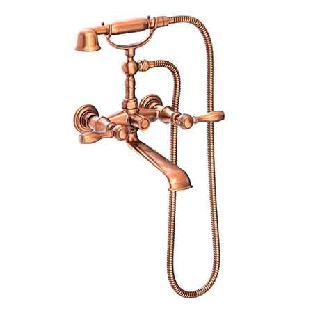 Newport Brass - Exposed Tub & Hand Shower Set - Wall Mount