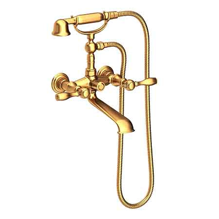 Newport Brass - Exposed Tub & Hand Shower Set - Wall Mount