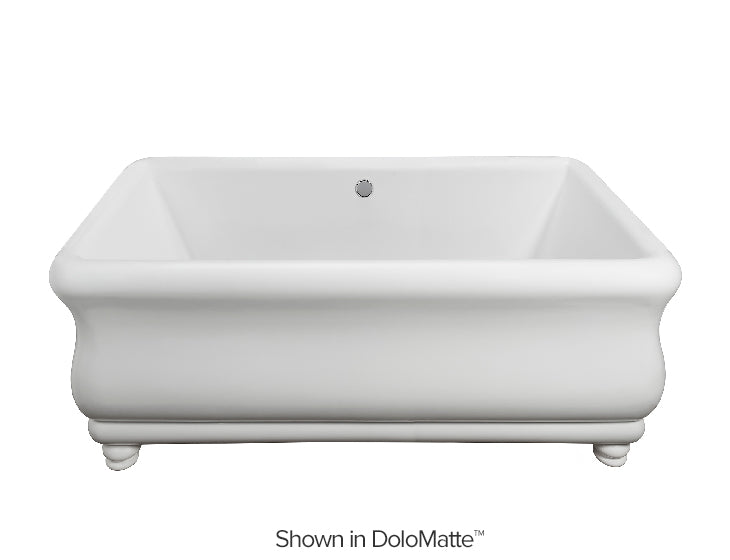 MTI - Parisian 2 With Bun Feet Sculpted Finish Freestanding Bathtub (72X40)