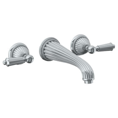 Watermark - Venetian Wall Mounted 3 Hole Lavatory Set with 8 1/4 Inch CTC Spout
