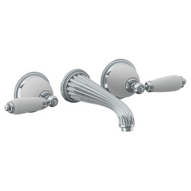 Watermark - Venetian Wall Mounted 3 Hole Lavatory Set with 8 1/4 Inch CTC Spout