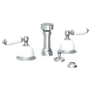 Watermark - Venetian Deck Mounted 4-Hole Bidet