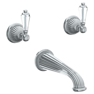 Watermark - Venetian Wall Mounted 3 Hole Bath Set
