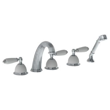 Watermark - Venetian Deck Mounted 5 Hole Bath Set