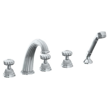 Watermark - Venetian Deck Mounted 5 Hole Bath Set