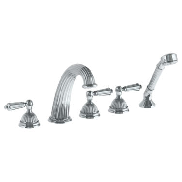 Watermark - Venetian Deck Mounted 5 Hole Bath Set