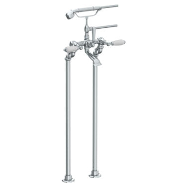 Watermark - Venetian Floor Standing Bath Set with Hand Shower