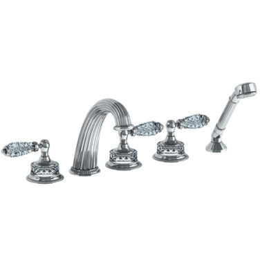 Watermark - Venetian Deck Mounted 5 Hole Bath Set