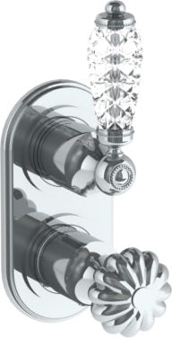 Watermark - Venetian Wall Mounted Mini Thermostatic Shower Trim 3 1/2 x 6 1/4 Inch.