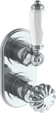 Watermark - Venetian Wall Mounted Mini Thermostatic Shower Trim 3 1/2 x 6 1/4 Inch.