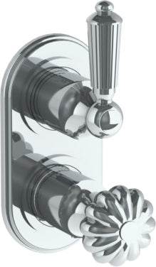 Watermark - Venetian Wall Mounted Mini Thermostatic Shower Trim 3 1/2 x 6 1/4 Inch.