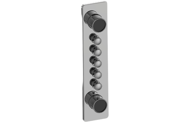 Graff - Riva Traditional 5-Button Split Knob Vertical Trim