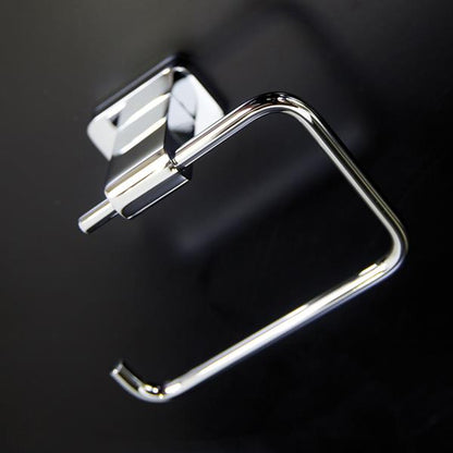 Lacava - Eleganza Wall Mount Toilet Paper Holder Made Of Chrome Plated Brass. W: 5 3/8 Inch, D: 2 5/8 Inch, H: 4 3/8 Inch