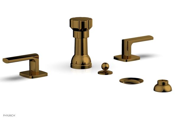 Phylrich - Radi Four Hole Bidet Set - Lever Handles