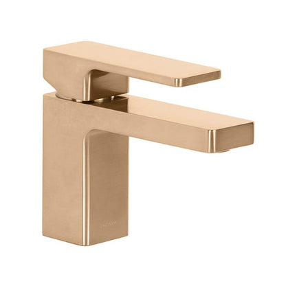 Lacava - Eleganza Deck Mount Single Hole Faucet With Lever Handle Pop Up Drain Included Spout: 4 7/8 Inch, H: 5 1/4 Inch