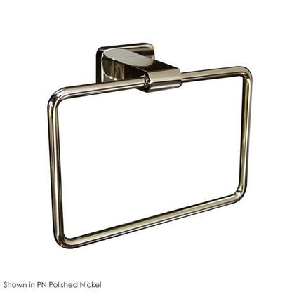 Lacava - Eleganza Wall Mount Towel Ring Made Of Chrome Plated Brass W: 7 1/2 Inch, D: 2 5/8 Inch, H: 5 1/2 Inch