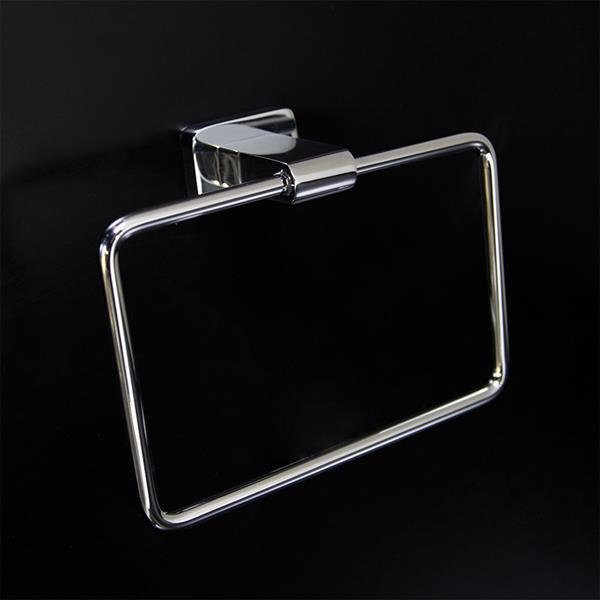 Lacava - Eleganza Wall Mount Towel Ring Made Of Chrome Plated Brass W: 7 1/2 Inch, D: 2 5/8 Inch, H: 5 1/2 Inch