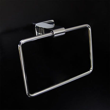 Lacava - Eleganza Wall Mount Towel Ring Made Of Chrome Plated Brass W: 7 1/2 Inch, D: 2 5/8 Inch, H: 5 1/2 Inch