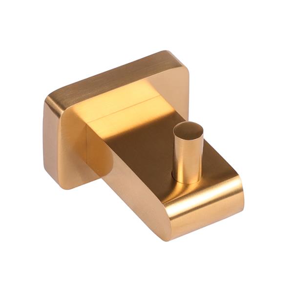Lacava - Eleganza Wall Mount Robe Hook Made Of Chrome Plated Brass W: 2 1/8 Inch, D 2 5/8 Inch, H: 1 3/8 Inch
