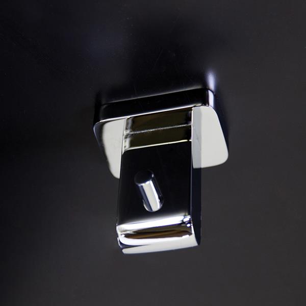 Lacava - Eleganza Wall Mount Robe Hook Made Of Chrome Plated Brass W: 2 1/8 Inch, D 2 5/8 Inch, H: 1 3/8 Inch