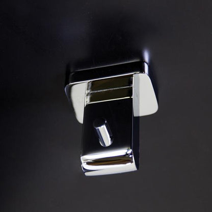 Lacava - Eleganza Wall Mount Robe Hook Made Of Chrome Plated Brass W: 2 1/8 Inch, D 2 5/8 Inch, H: 1 3/8 Inch