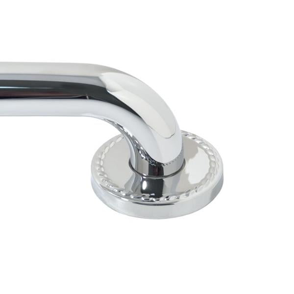 Sigma - 24 Inch Grab Bar With Decorative Rope Flange