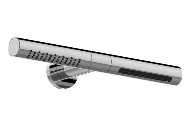 Graff - Riva Wall mounted slim shower head and cascade