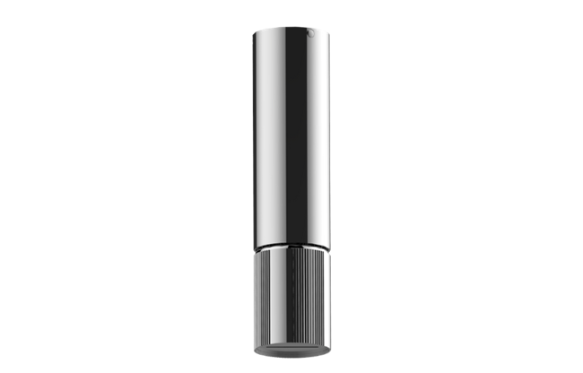 Graff - Riva Ceiling-Mount Contemporary Fluted Knurl Cascade Showerhead