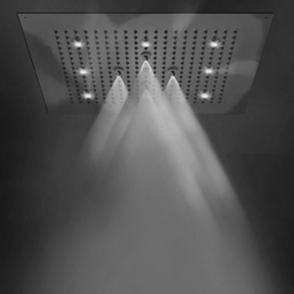 Jaclo - 18 Inch X 23 Inch RETTANGO FLAT with 2 Sprays