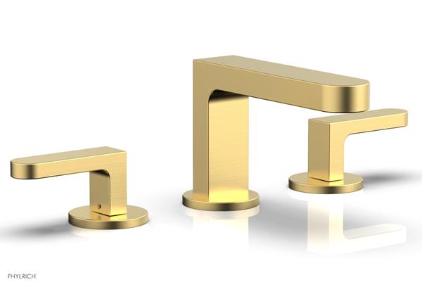 Phylrich - Rond Widespread Faucet Low Spout - Blade Handles