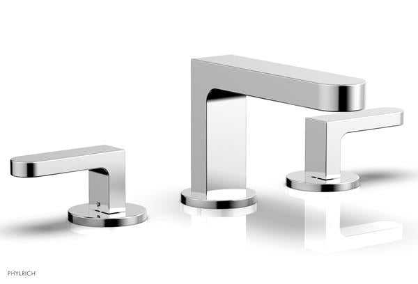 Phylrich - Rond Widespread Faucet Low Spout - Blade Handles