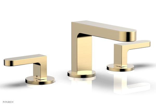Phylrich - Rond Widespread Faucet Low Spout - Blade Handles