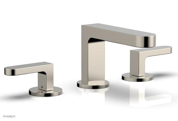 Phylrich - Rond Widespread Faucet Low Spout - Blade Handles