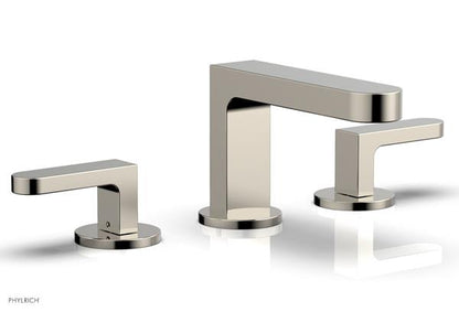 Phylrich - Rond Widespread Faucet Low Spout - Blade Handles