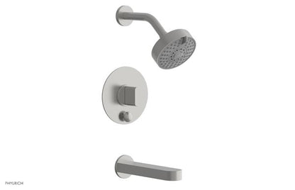 Phylrich - Rond Pressure Balance Tub and Shower Set - Blade Handle