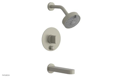 Phylrich - Rond Pressure Balance Tub and Shower Set - Blade Handle