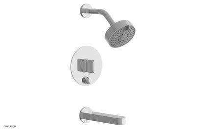 Phylrich - Rond Pressure Balance Tub and Shower Set - Blade Handle