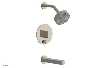 Phylrich - Rond Pressure Balance Tub and Shower Set - Blade Handle