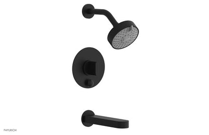 Phylrich - Rond Pressure Balance Tub and Shower Set - Blade Handle