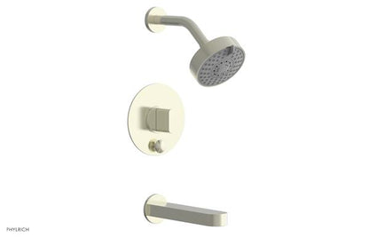 Phylrich - Rond Pressure Balance Tub and Shower Set - Blade Handle