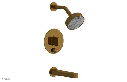Phylrich - Rond Pressure Balance Tub and Shower Set - Blade Handle
