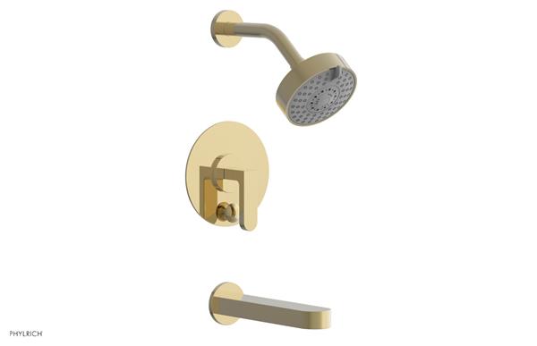 Phylrich - Rond Pressure Balance Tub and Shower Set - Lever Handle