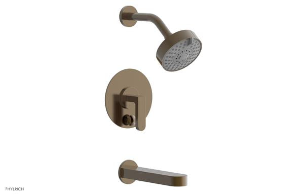Phylrich - Rond Pressure Balance Tub and Shower Set - Lever Handle