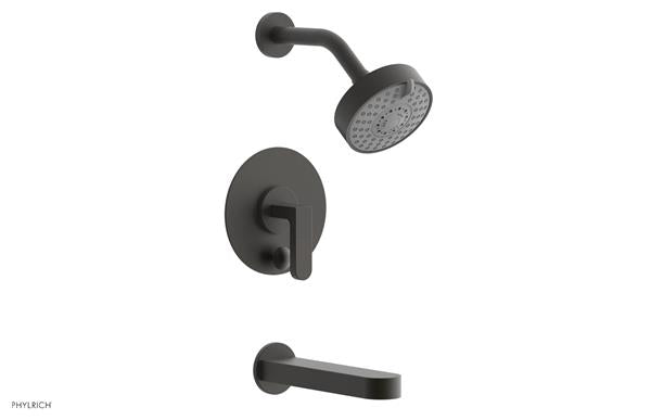 Phylrich - Rond Pressure Balance Tub and Shower Set - Lever Handle