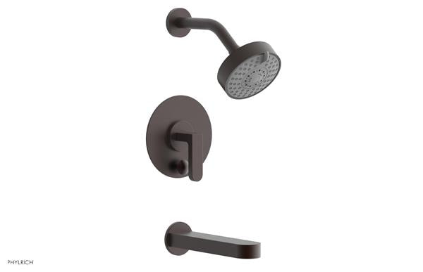Phylrich - Rond Pressure Balance Tub and Shower Set - Lever Handle