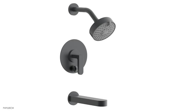 Phylrich - Rond Pressure Balance Tub and Shower Set - Lever Handle