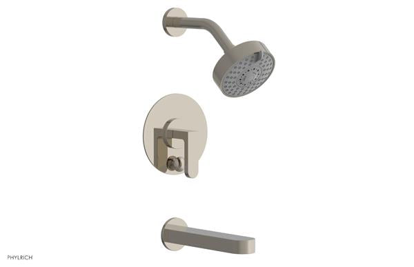 Phylrich - Rond Pressure Balance Tub and Shower Set - Lever Handle