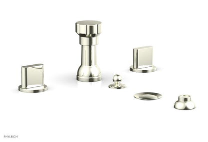 Phylrich - Rond Four Hole Bidet Set - Blade Handle